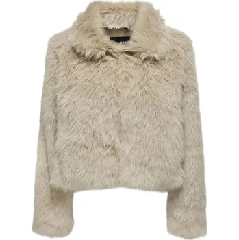 Dámský kožešinový kabátek Only Only krémová 3493936