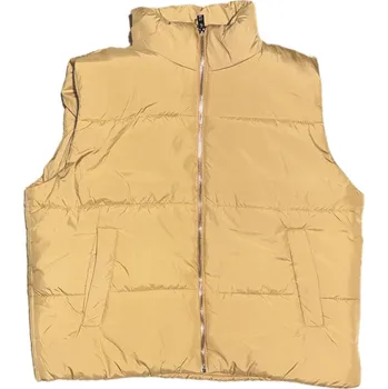 Dámská vesta Camaieu - Béžová vesta Varianta: 42 Nové