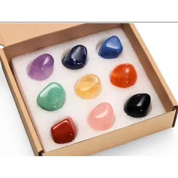 Přírodní kámen Sbírka tromlovaných kamenů - Čakra