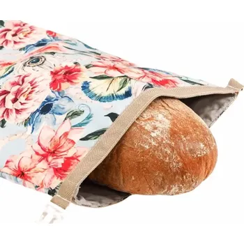 chlebník Green Smile Funkční pytlík na chleba – Paví pero