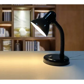 Lampička Stolní Lampa Lambi s Nastavitelným Stínidlem Černá