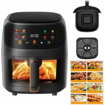 fritéza Horkovzdušná fritéza Bedee AIRFRYER NON-STICK FRYER 1800 W 8 l