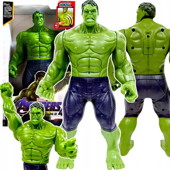 Figurka HULK VELKÁ POHYBLIVÁ INTERAKTIVNÍ FIGURKA 30 cm ZVUK SVĚTLO AVENGERS HRDINA