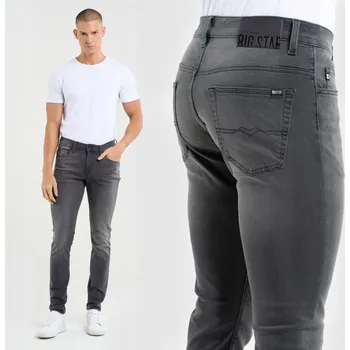 Pánské džíny BIG STAR PÁNSKÉ DŽÍNY SKINNY ŠEDÉ DERIC 893 W33 L36