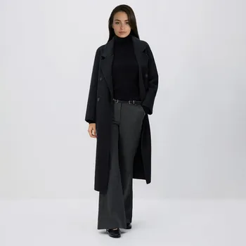 Dámské kalhoty Reserved - Kalhoty s páskem - středně šedá - YT339-85M - YT339-85M-XL