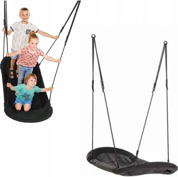 Dětská houpačka Houpačka Hnízdo Čápů KBT černá velká pro děti