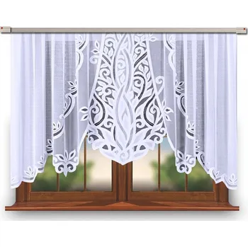 Záclona záclona Markizeta žakárová klasická bílá 140 x 300 cm