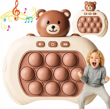 POP IT POP IT DOVEDNOSTNÍ HRA POPIT MEDVÍDEK WWG ANTISTRESOVÁ ELEKTRONICKÁ