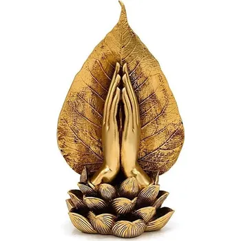 Himalife Soška modlící se ruce - zlatá