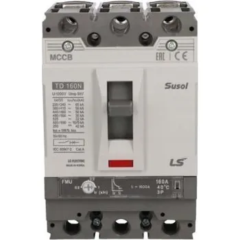 Jistič Jistič 160A 3P 50kA kompletní TD160N FMU 160A 3P