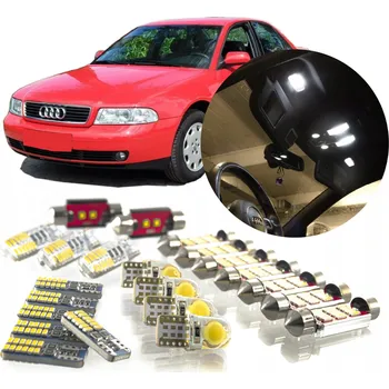 Osvětlení interiéru vozidel AUDI A4 B5 - SADA LED OSVĚTLENÍ INTERIÉRU! VIP