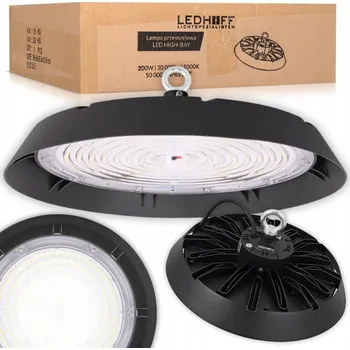 Závěsné svítidlo Ledhoff – lampa do skladu, 1 světelný bod, integrovaný LED zdroj