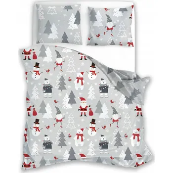 Povlečení Povlečení vánoční 140x200 scandic 079 sněhuláci