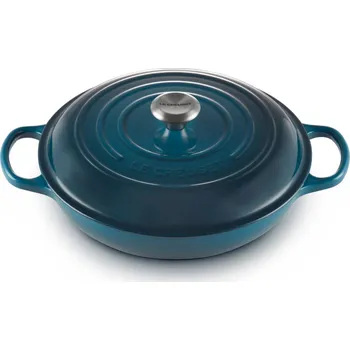 Hrnec Kastrol SIGNATURE 30 cm, 3,5 l, DEEP TEAL, litina, Le Creuset