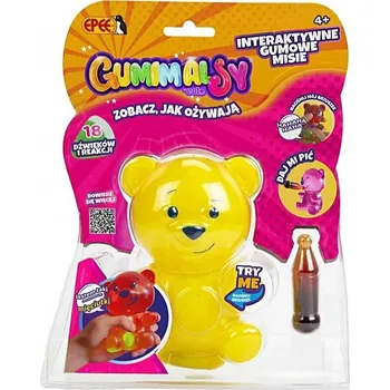 plyšák PLYŠOVÁ HRAČKA INTERAKTIVNÍ Plyšák Gumimalsy žlutý