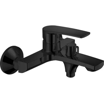 Vodovodní baterie KORANA nástěnná vanová baterie, černá mat