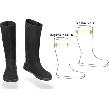 Dámské kozačky Kožené kozačky peerko Regina Noir N (užší), Peerko Velikost: 39