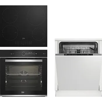 Set domácích spotřebičů Vestavný set Set Beko BBIMM 13400XMSWE + Beko DIN 34320 + Beko HII 64200MT + sleva 20 % při použití kódu