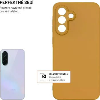 Telefonní příslušenství TPU gelový kryt FIXED ReStory pro Samsung Galaxy A56 5G, zlatý