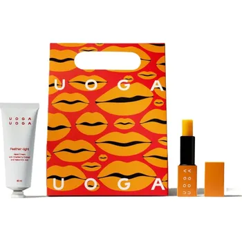 Kosmetická sada Uoga Uoga Dárková sada péče o rty a ruce Orange set