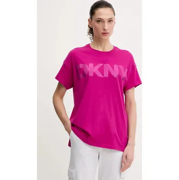 Dámské oblečení Bavlněné tričko Dkny DP6T1534 růžová 30X, vel. XS