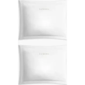 Povlak na dekorativní polštářek Bavlněný povlak na polštář La Mania Puro 50 x 60 cm 2-pack bílá barva 5905549435908 00X