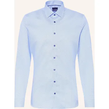 Pánská košile Olymp Pánská Košile No. Six Super Slim, tmavě modrá / krémová...