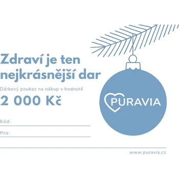 Dárkový potravinový koš Vánoční dárkový poukaz 2 000 Kč