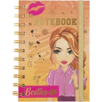 Sešit Besties sešit A6 60listů linkovaný oranžový