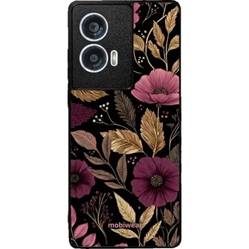 Pouzdro na mobilní telefon Lesklý kryt Mobiwear Glossy - Motorola Edge 50 Fusion - G170G Fialová kvítka (Prémiové lesklé pouzdro, obal, kryt Mobiwear Glossy na mobil Motorola Edge 50 Fusion - G170G Fialová kvítka, materiál Plast + TPU silikon - krytí po všech stranách, neošoupateln