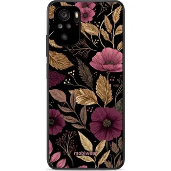 Pouzdro na mobilní telefon Lesklý kryt Mobiwear Glossy - Xiaomi POCO M5s - G170G Fialová kvítka (Prémiové lesklé pouzdro, obal, kryt Mobiwear Glossy na mobil Xiaomi POCO M5s - G170G Fialová kvítka, materiál Plast + TPU silikon - krytí po všech stranách, neošoupatelný potisk, tenké)