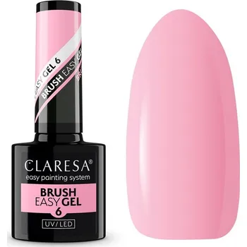 Lak na nehty Claresa Easy Brush Stavební Gel na Nehty v Lahvičce 5 g - 06 Medium Pink