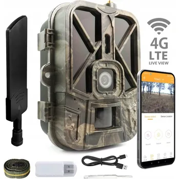 Bezpečnostní kamera Pozorovací kamera Fotopast Redleaf RD7200 LTE 4G 4K IP65