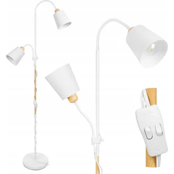 Stojací lampa Stojací lampa LEDLUX, patice E27, 60 W, bílá