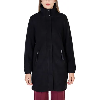 Dámský kabát Dámský černý kabát Street One Street One černá | tmavě červená 3493905