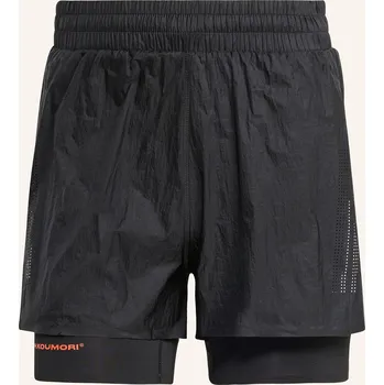 Pánské kraťasy Adidas Pánské Běžecké Šortky 2 V 1 adi365, black, 46