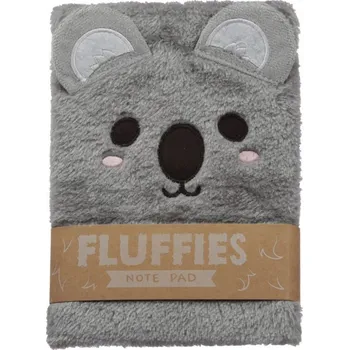 Zápisník Zápisník A5 v plyšovém obalu Adoramals - Koala (linkovaný)