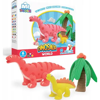 Modelovací hmota SCENTCO Lehká jako Vzduch Modelína - Dinosauři AD2012