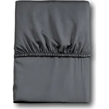 Prostěradlo Prostěradlo s gumou Detexpol bavlněný satén 180 x 200 cm Pure C. Šedé