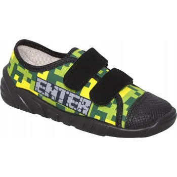 Chlapecká obuv Zetpol dětské papuče na suchý zip, vícebarevné, velikost 29