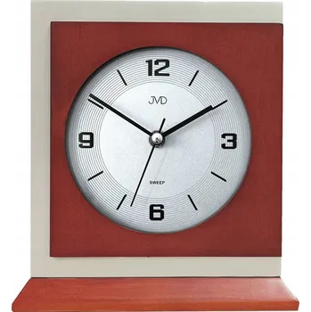 Hodiny DŘEVĚNÉ HNĚDÉ TŘEŠŇOVÉ TICHÉ KRBOVÉ HODINY JVD HS24013.23 18,5x20 cm