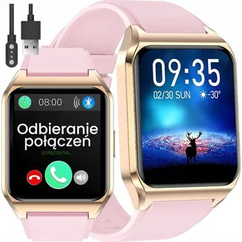 Hodinky Chytré Hodinky Rubicon RNCE89 PINK růžové