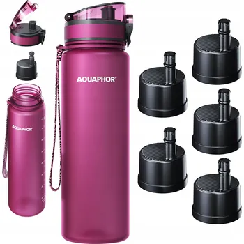 Filtrace vody Filtrační láhev Aquaphor City 0,8 l červená