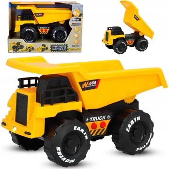 autíčko Wywrotka zabawka dla dzieci grająca świecąca nákladní auto stavební stroje