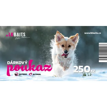 Dárková krabička LK Baits PET Dárkový Poukaz 250 Kč