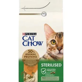 Krmivo pro kočku Purina Cat Chow Sterilised Krmivo suché pro dospělé kočky krůta 1,5 kg