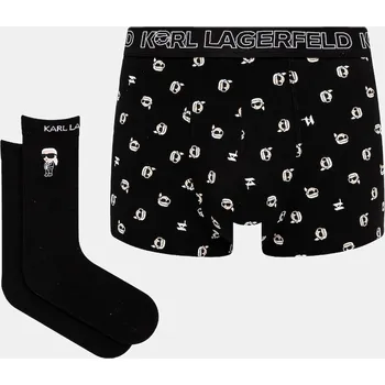 Boxerky Boxerky Karl Lagerfeld pánské, černá barva, A1M47109 99A, vel. S