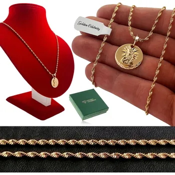 Náhrdelník NÁHRDELNÍK Z 18KArátové chirurgické oceli Panna Maria Čenstochovská + DÁREK