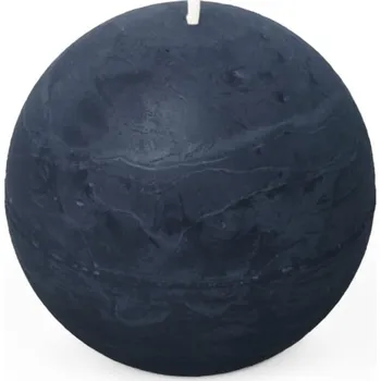 Svíčka Svíčka Spaas Rustic Ball 80 mm, 24 hodin, tmavě modrá