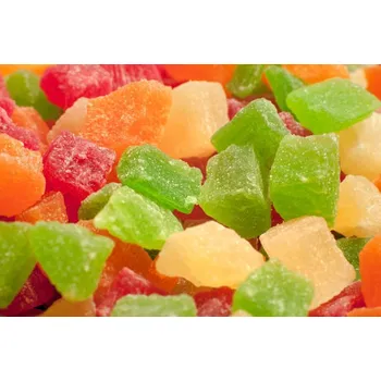 Sušené ovoce Kandované pomelo kostky MIX 500g